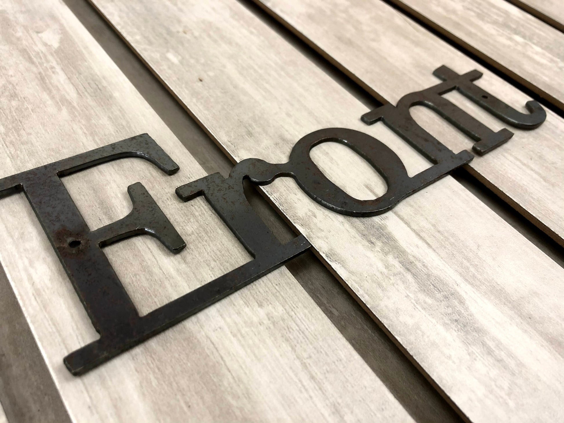 Front Porch sign made of Steel. PICK YOUR COLOR. Metal wall art. Porch decor. Rustic Farmhouse home accessories | FleurDeLisJunkie