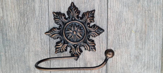 Medallion Toilet Paper Holder | Pick your COLOR | Tissue Holder | TP Hanger | Tuscan Bathroom | FleurDeLisJunkie | TP Holder | Tuscan