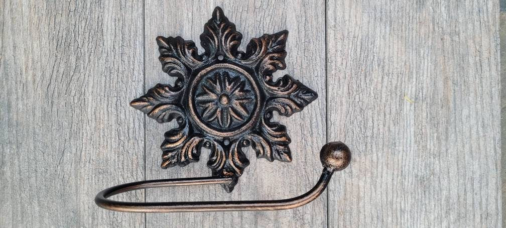 Medallion Toilet Paper Holder | Pick your COLOR | Tissue Holder | TP Hanger | Tuscan Bathroom | FleurDeLisJunkie | TP Holder | Tuscan