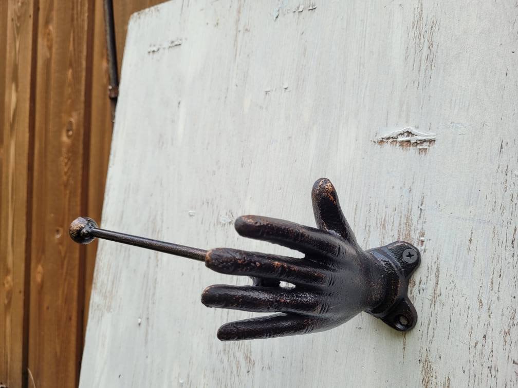 Hand Toilet Paper Holder, TP Holder, Toilet Tissue Holder, towel Wall Hook hanger, Iron Hand TP holder, Modern, PICK your color