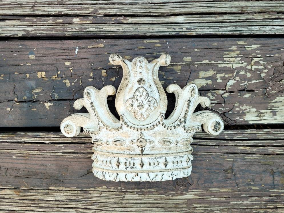 Crown Wall Plaque Decor | PICK YOUR COLOR | King Royal Medieval Old World | FleurDeLisJunkie | Queen | Wall Crown | fleur de lis| Princess