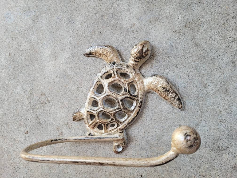 Sea Turtle Toilet Paper Holder | PICK your COLOR | TP Holder, Toilet Tissue Holder, Nature Wall Hook, Beach Lake house bathroom Bath fixture