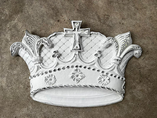 Crown Wall Plaque | PICK YOUR COLOR | Castle Medieval | Old World Decor | King | FleurDeLisJunkie | Queen | Wall Crown | Royal | Princess