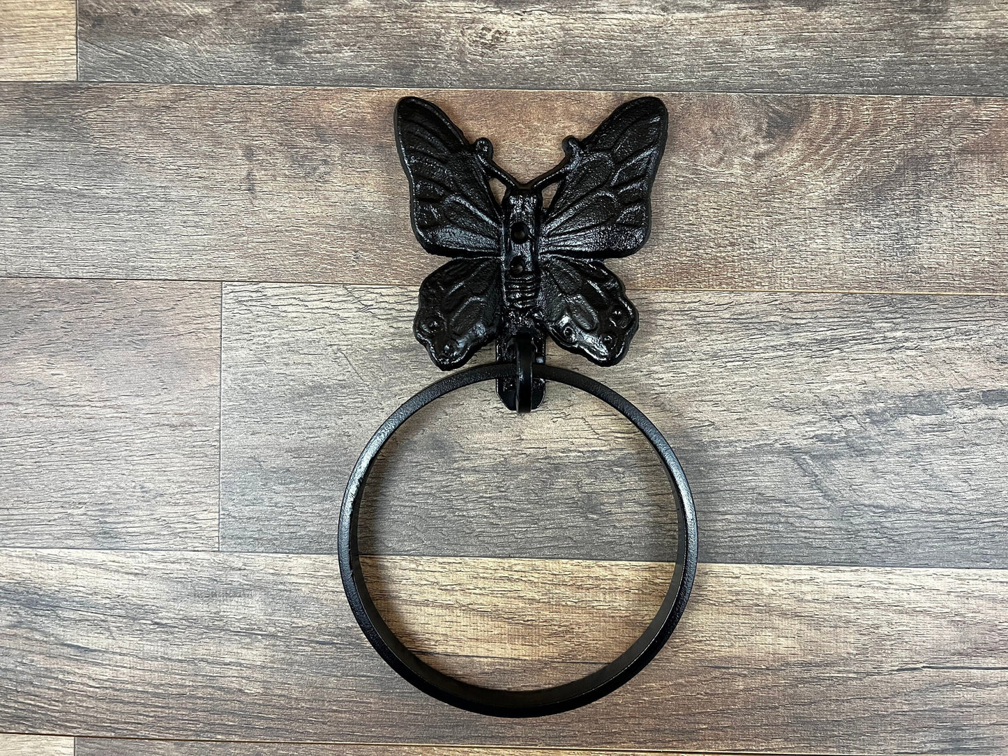 Butterfly Towel Hook, Bathroom Towel Hanger, Nature, Wall Hook, Bath towel ring, monarch decor, bathroom hardware, bathroom fixture.