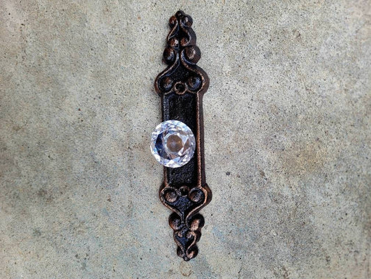 Door knob Wall Hook | Shabby Chic | PICK YOUR COLOR | Cast Iron | Wall Coat Rack | Wall Hanger | FleurDeLisJunkie | Farmhouse | Crystal Look