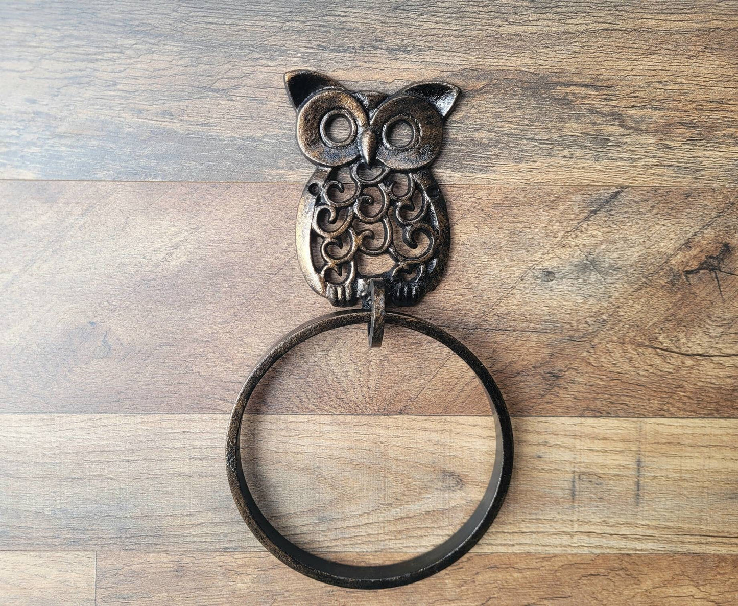 Owl Hand Towel Ring for Bathroom – Fleur De Lis Junkie