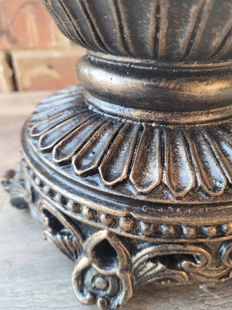 Round Candle Base, PICK YOUR COLOR, Pillar Candle Holder, Tuscan Decor, Candle Riser, Candle Pedestal, Rustic Wedding Table Centerpiece