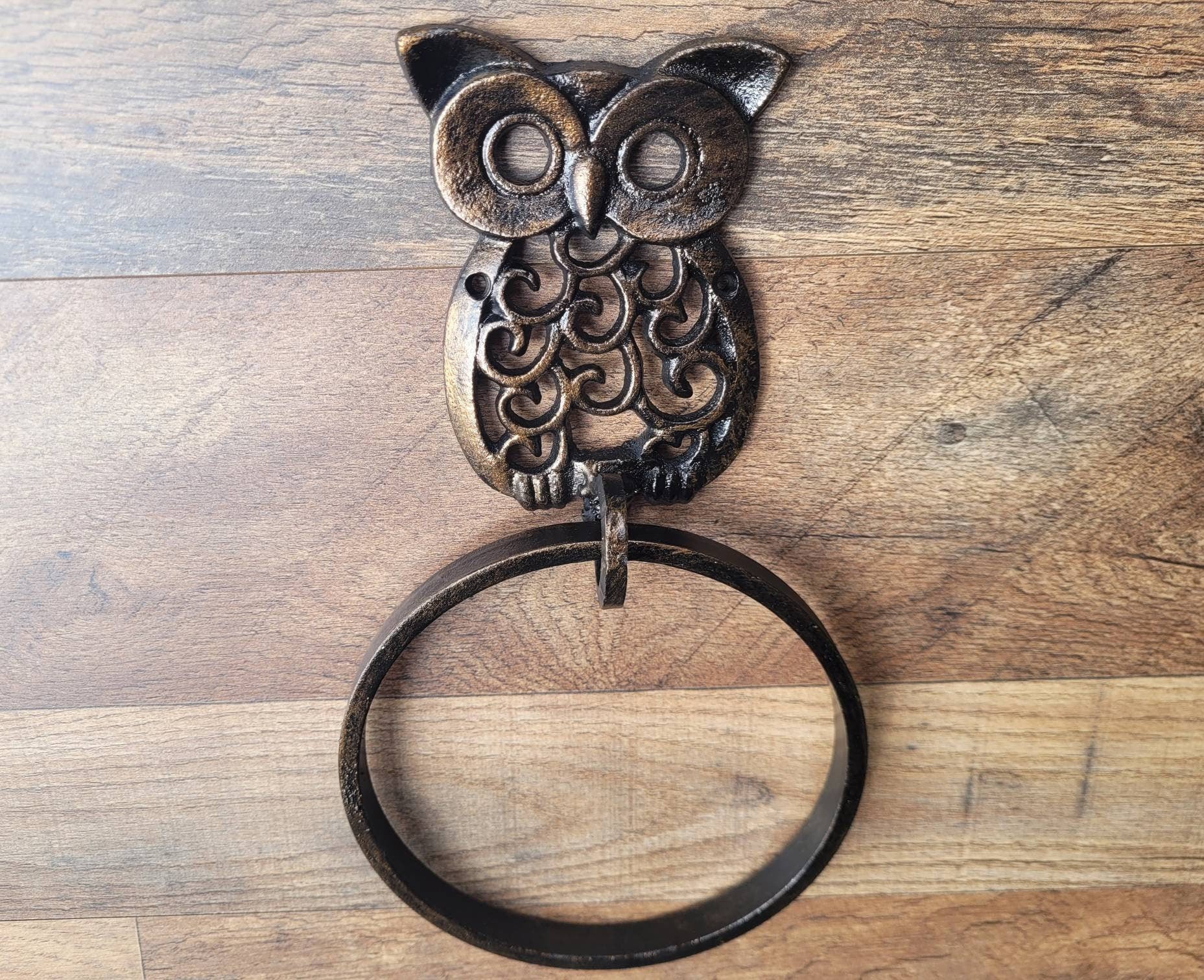 Towel Holders Kids Bathroom Hooks Owl Hand Towel Ring For