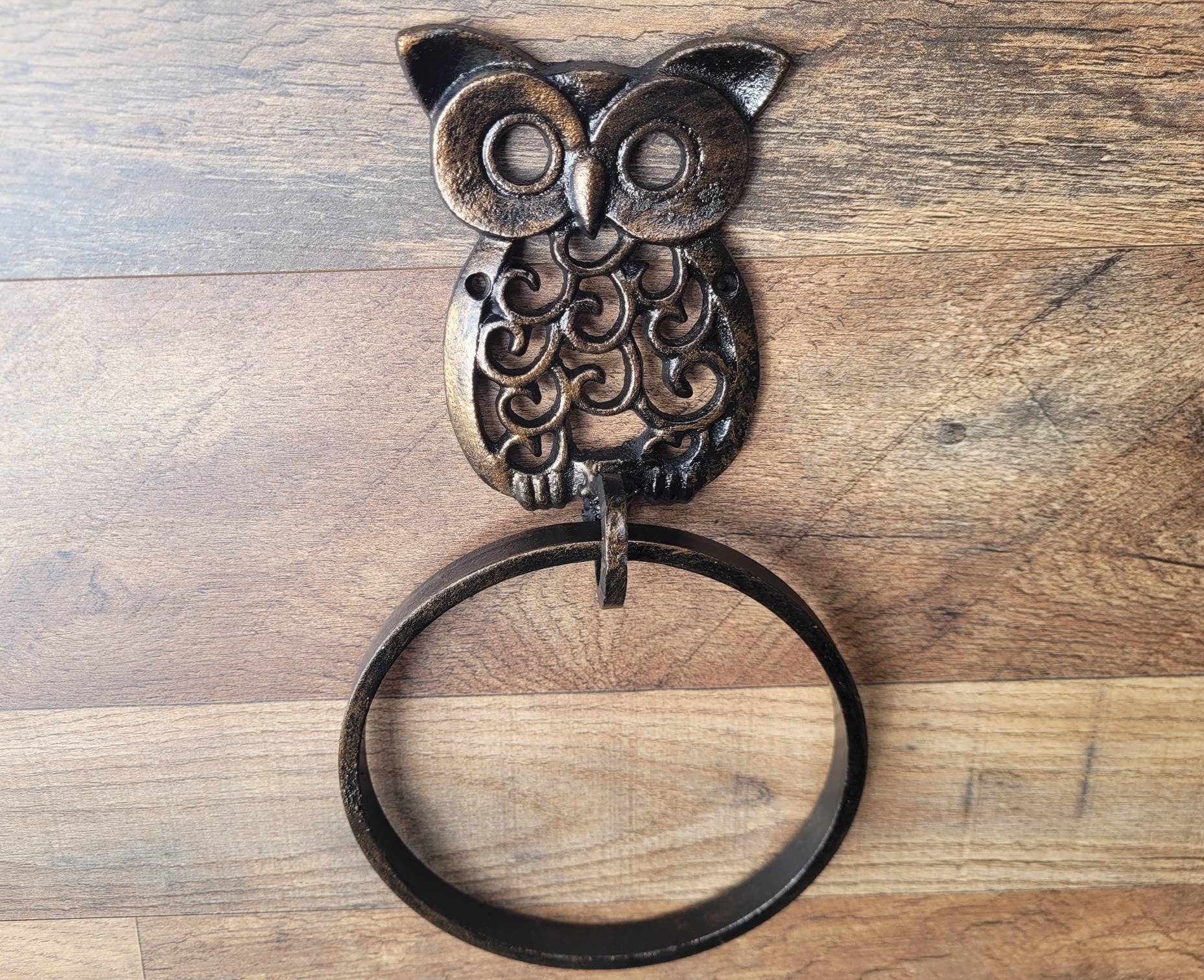 Owl Hand Towel Ring for Bathroom – Fleur De Lis Junkie