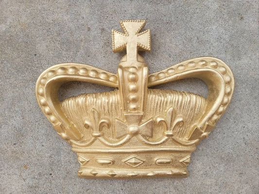Crown Wall Plaque Decor | PICK YOUR COLOR | Castle | Medieval | Old World | King | FleurDeLisJunkie | Queen | Wall Crown | Royal | Princess