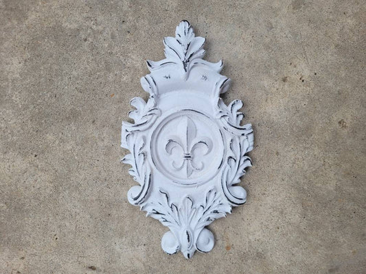 Fleur de Lis Wall plaque - PICK YOUR COLOR - Old World, Tuscan, French Country, Medieval Home Decor, FleurDeLisJunkie, wall decor