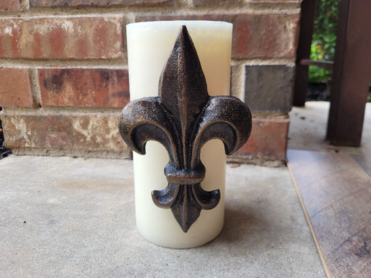 Fleur de Lis Candle Pin | Candle Tack | PICK YOUR COLOR | Candle Pin | Fleur | French Country | Medieval | New Orleans | FleurDeLisJunkie