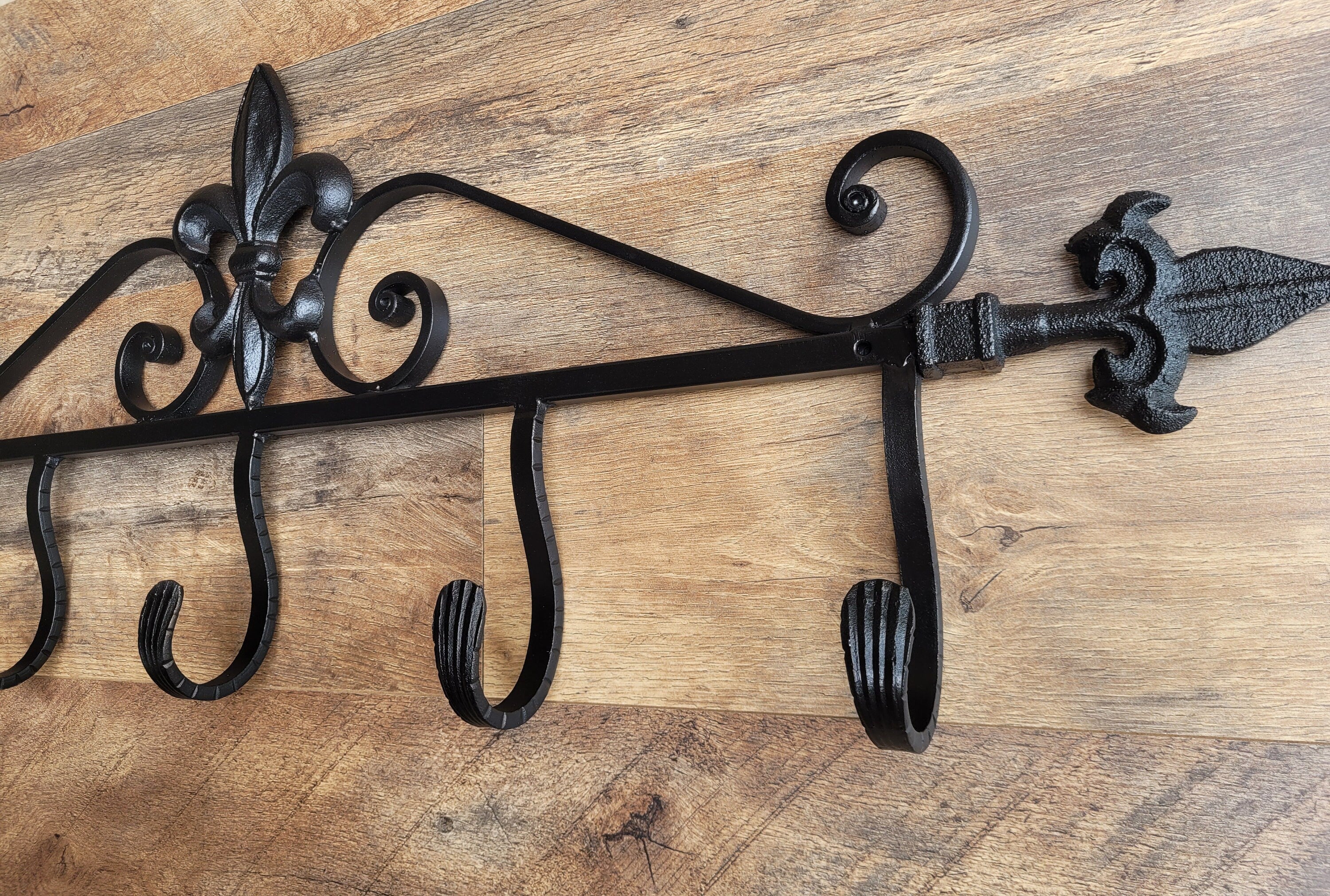 Wrought iron coat discount hanger